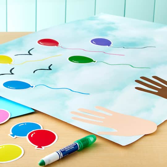 American Crafts™ Patterned Poster Board, Cloud Poster Board Michaels